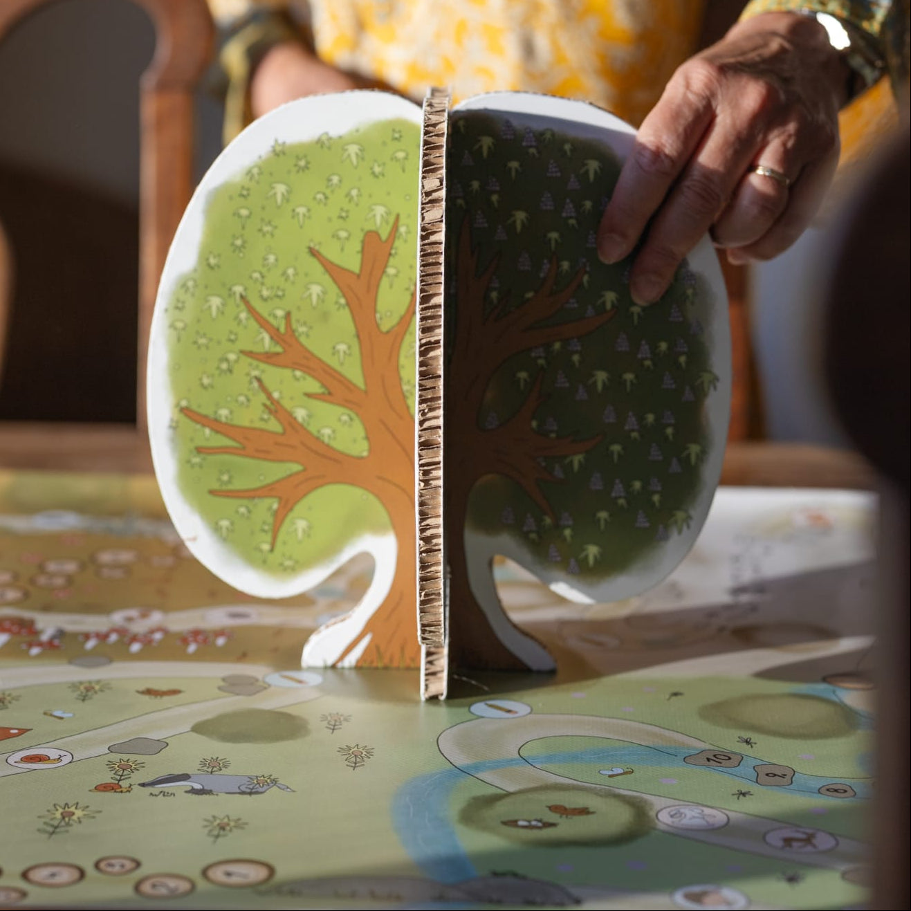 3D Kastanjeboom - Volg je voeten stappenplan