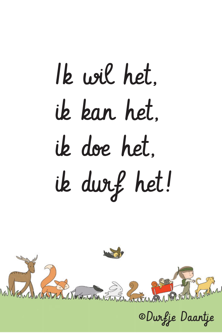 Post uit het Durf Dierenbos