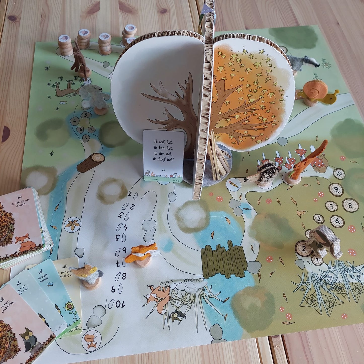 Het Volg je voeten stappenplan