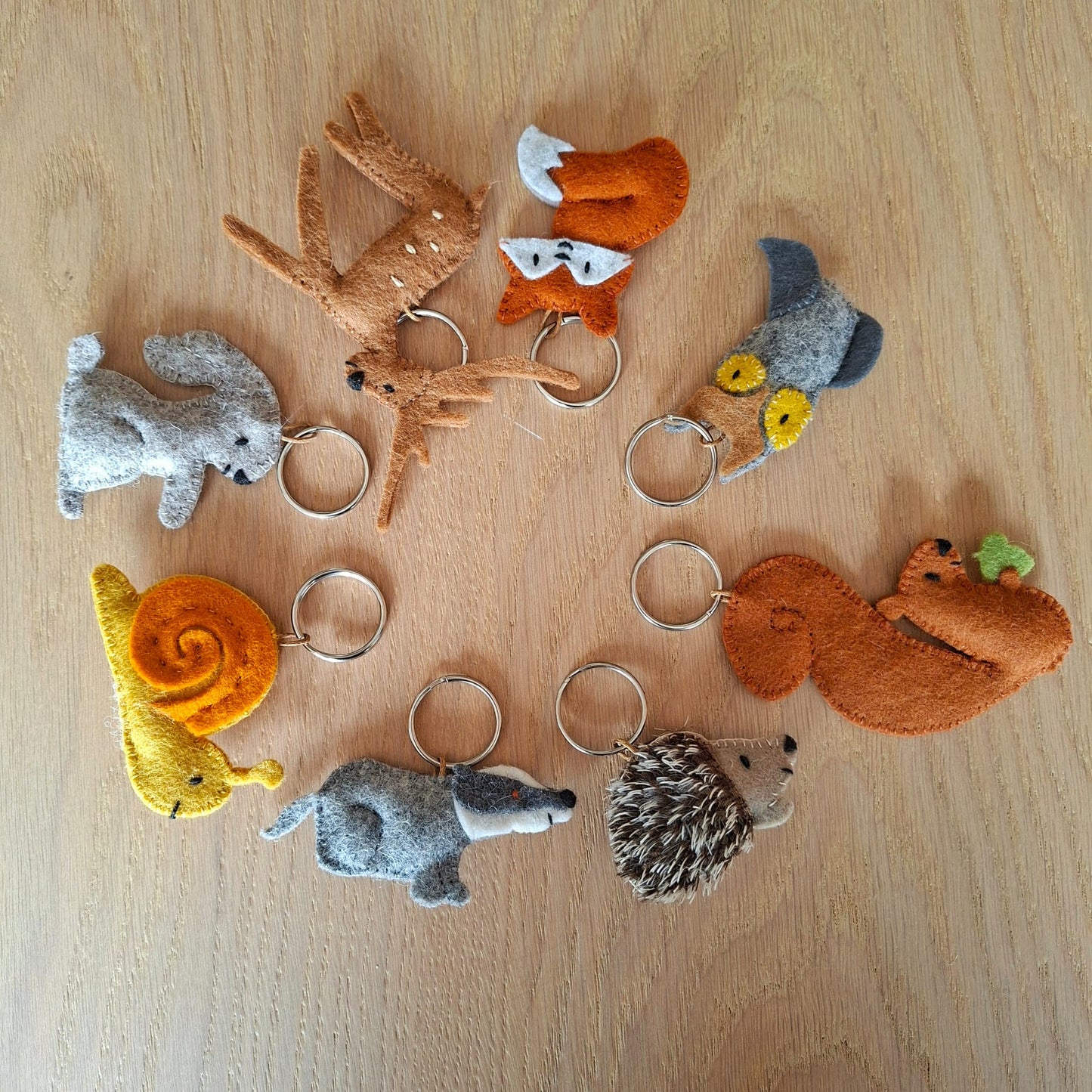 Durf Dieren sleutelhangers