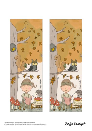 Boekenlegger-Durfje-Daantje